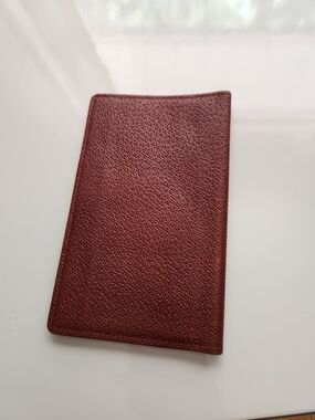 Vintage Leather Red/Brown Wallet Original Antique Gift Collector Rare Gift